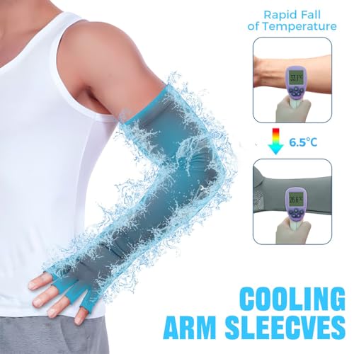 PALAY® Arm Sleeves for Men Women Hand Gloves for Sun Protection Summer UV Protection Cooling Hand Cover Quick Dry Breathable Silk Arm Sleeves for Driving, Bike Riding, Hiking - 1 Pairs 3 PCS PALAY® Arm Sleeves for Men Women Hand Gloves for Sun Protection Summer UV Protection Cooling Hand Cover Quick Dry Breathable Silk Arm Sleeves for Driving, Bike Riding, Hiking - 1 Pairs 3 PCS